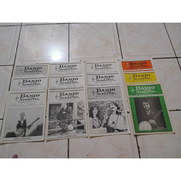 Other - 1986 Lot of 12 Full Set Banjo Newsletter 5-String Vintage Magazine #2